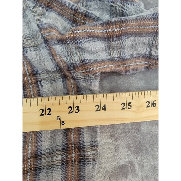 Jos. A. Banks Reserve Traditional Fit soft  Plaid Shirt large Cotton & Cashmere - Picture 6 of 6